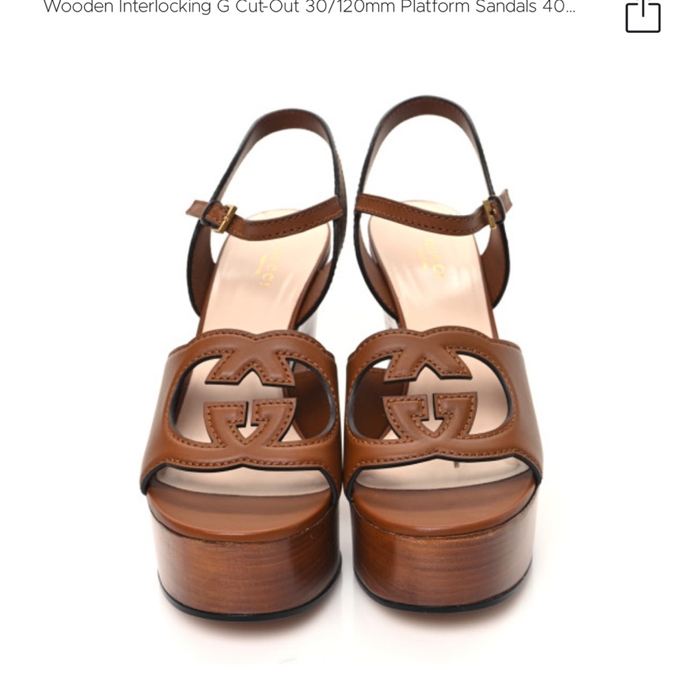 Gucci GG platform sandals brand new - Picture 2 of 7